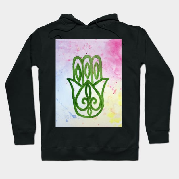 Hamsa Hoodie by lindaursin